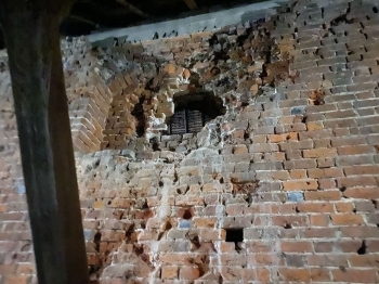 I naoczny widok bombardowań kościoła w 1945 r.