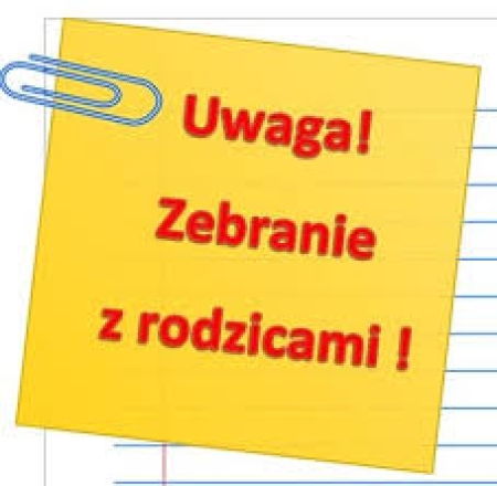 Pierwsze zebranie z rodzicami