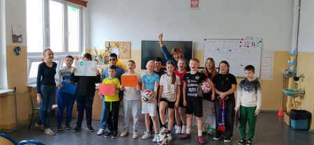 Na języku polskim w klasie 4b